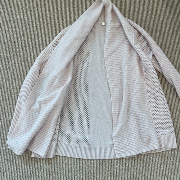 Margaret O'Leary Light Beige OpenCardigan - Picture 4 of 12